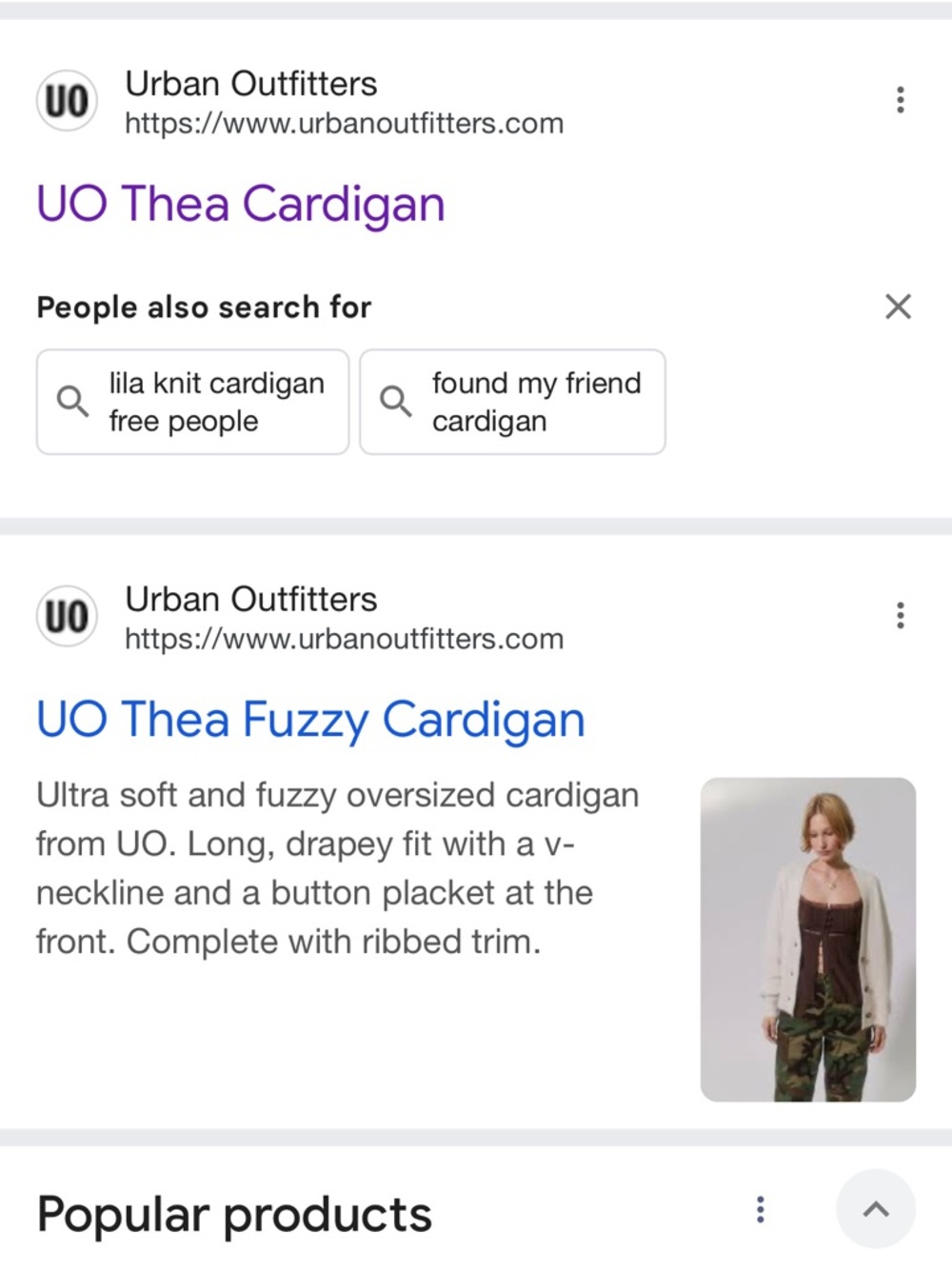 Urban Outfitters Thea Fuzzy Cardigan - Picture 4 of 15